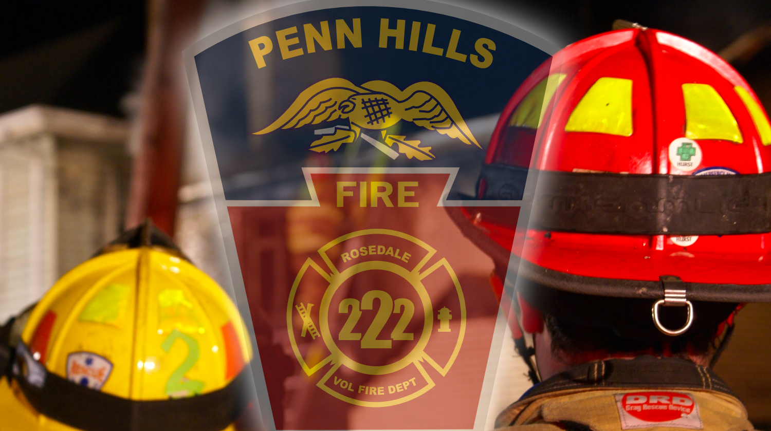 Penn Hills 222 logo and fire helmet